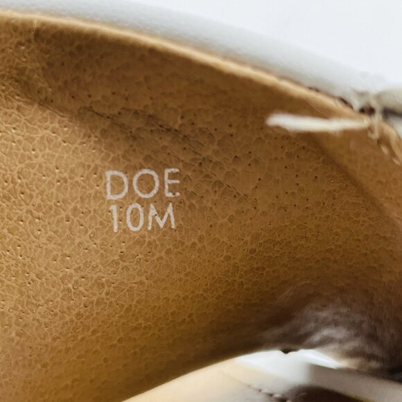 Tahari Shoes Womens Size 10 M White Leather Doe Strappy Lace Heels Sandals Open - Picture 10 of 12